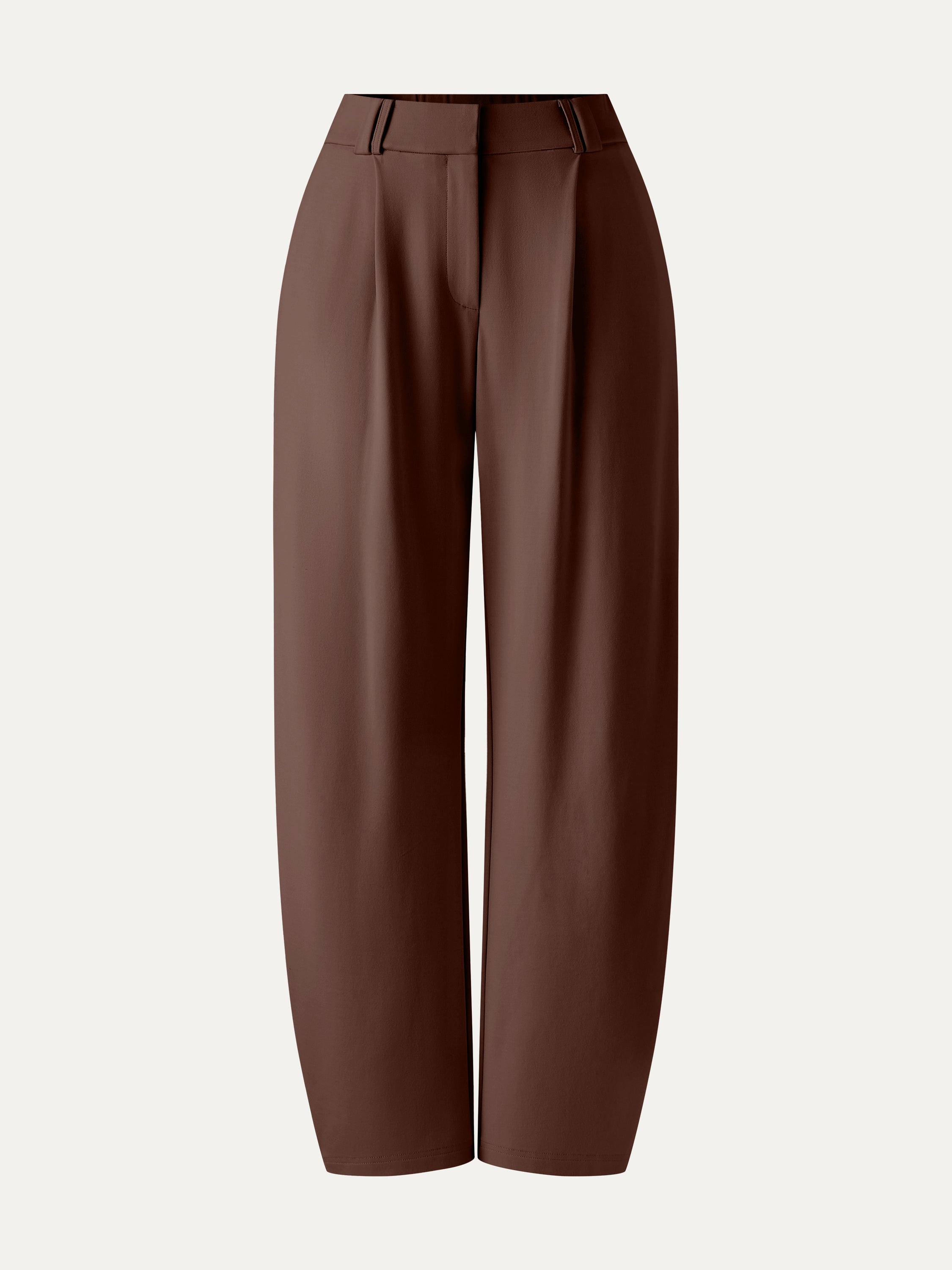 CoolTouch Stretch Ponte High Rise Cropped Barrel Pants