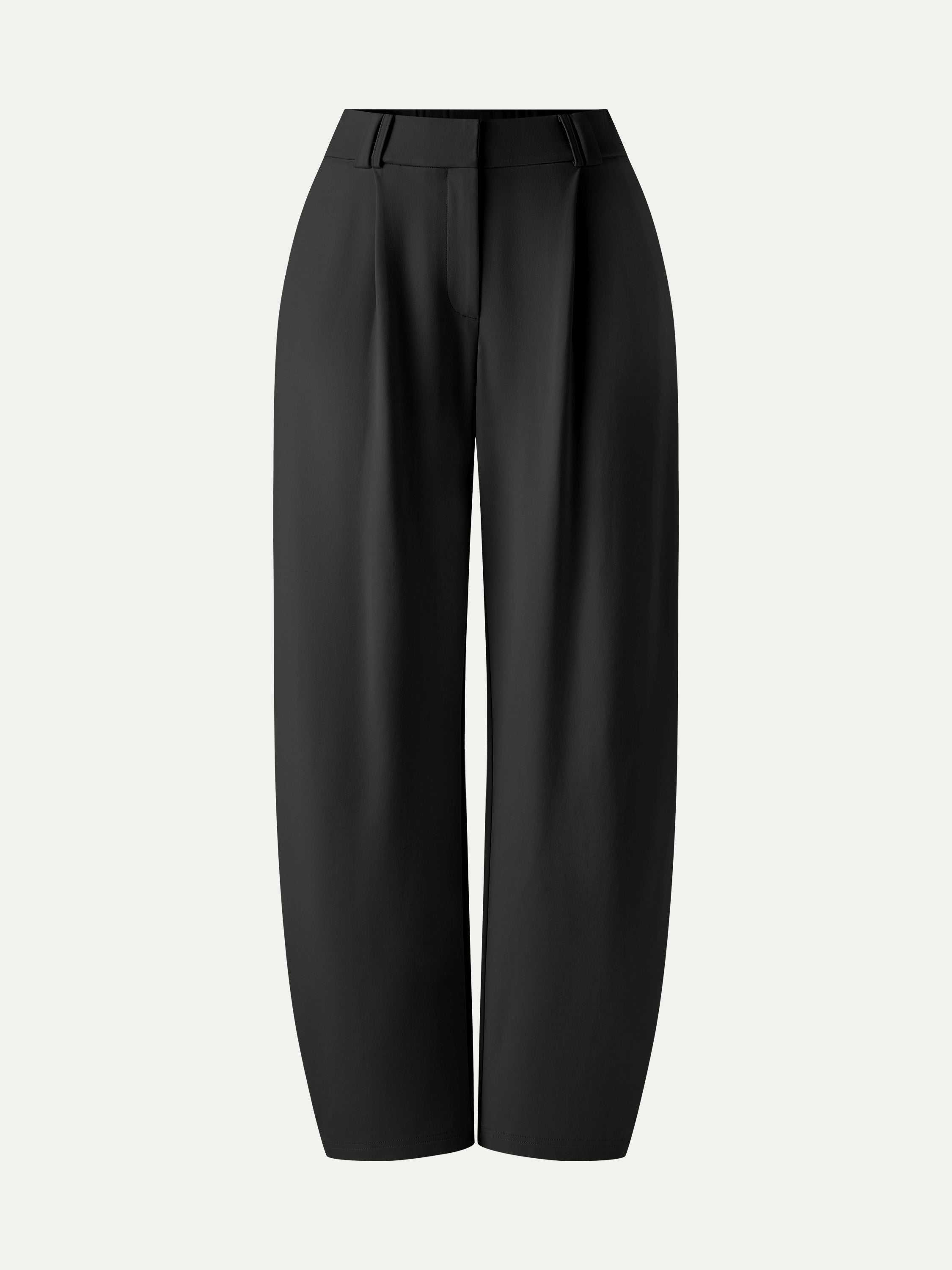 CoolTouch Stretch Ponte High Rise Cropped Barrel Pants