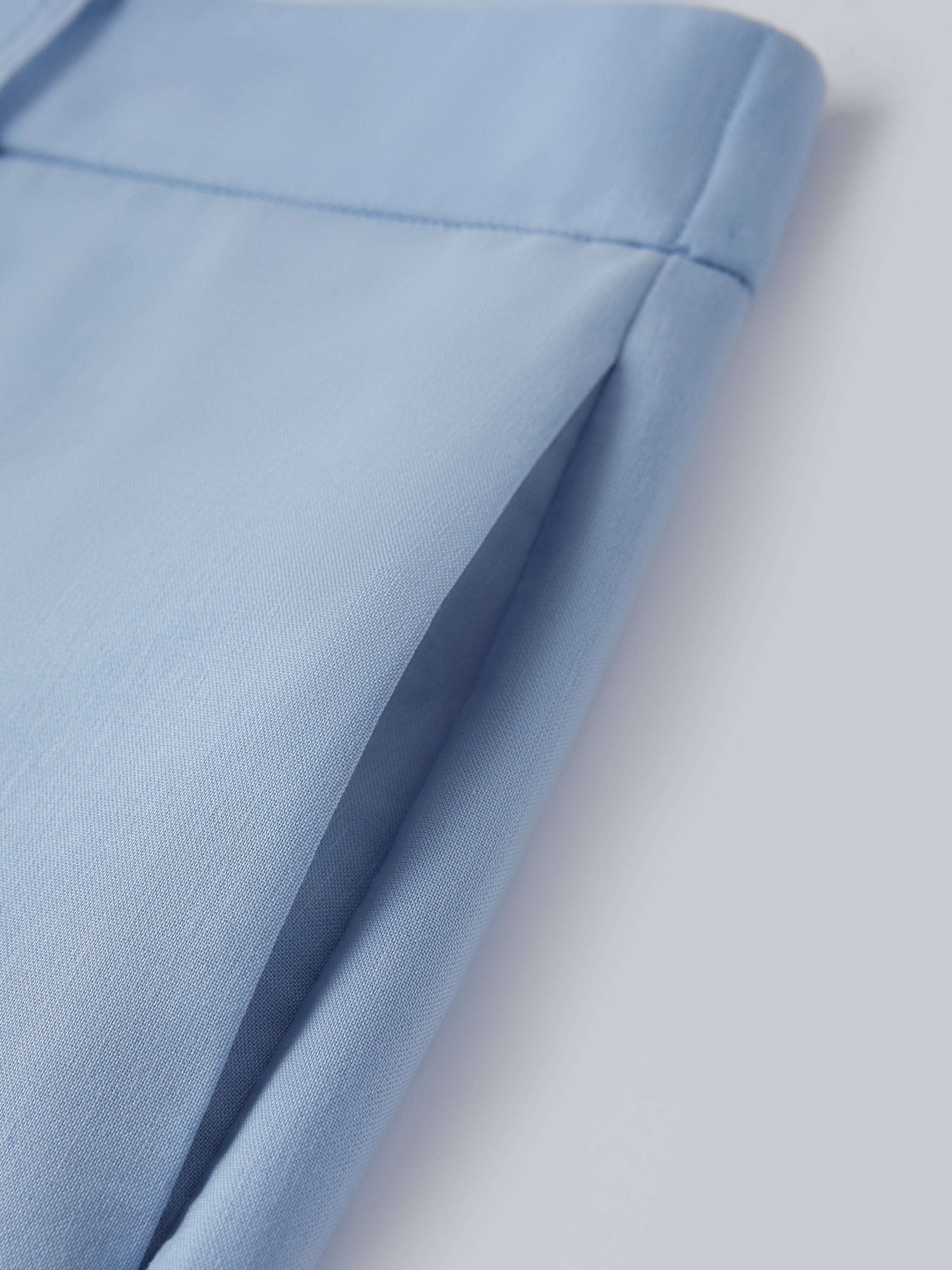 Linen Blend Wide Leg Pants