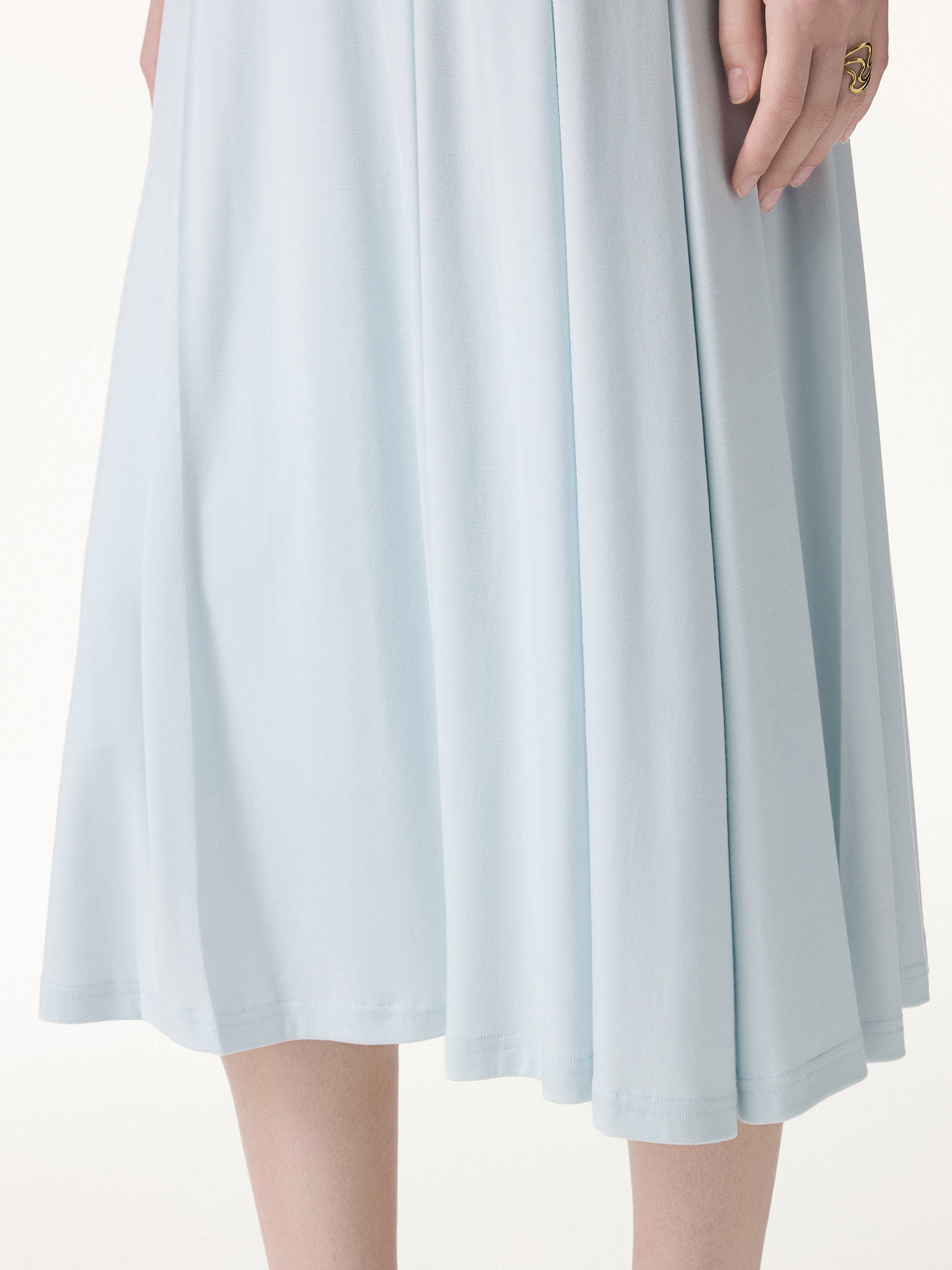 CoolTouch Circle Flare Midi Skirt with Pockets