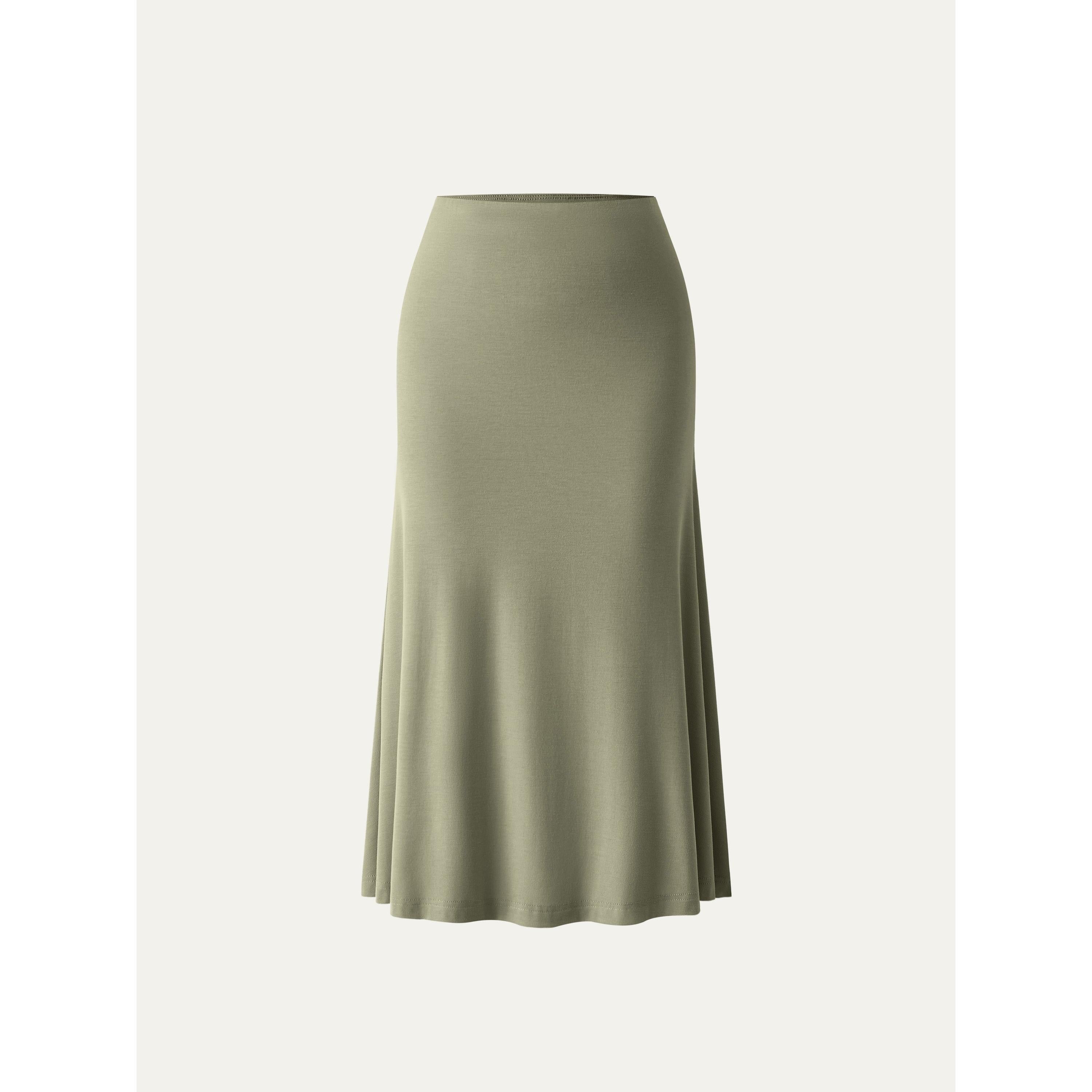 Breezy Pull-on Mermaid Midi Skirt