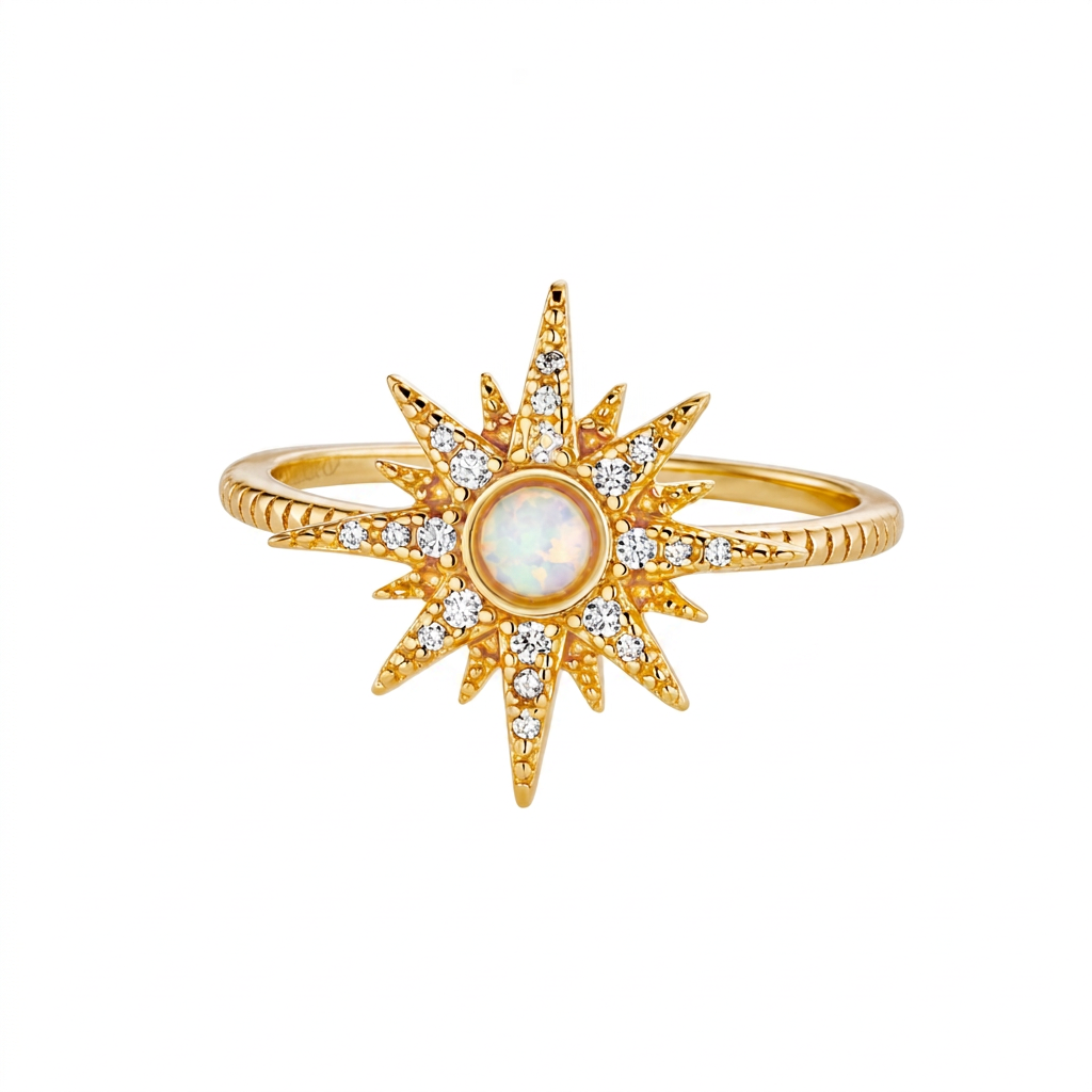 North Star Ring Goud – productfoto
